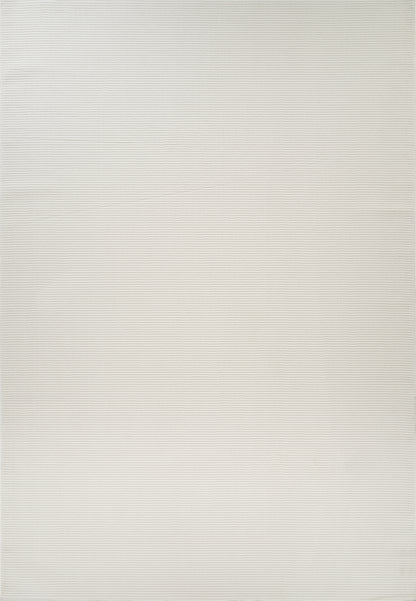 Boutique Modern Ivory/Grey Striped Medium Pile Rug