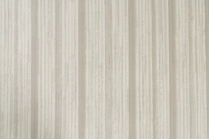 Boutique Modern Grey/Cream Striped Medium Pile Rug