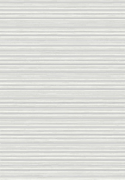 Boutique Modern Grey/Cream Striped Medium Pile Rug