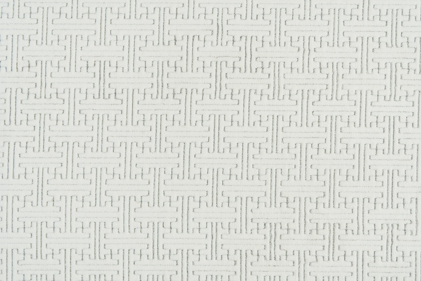 Boutique Modern Cream/Grey Geometric Medium Pile Rug