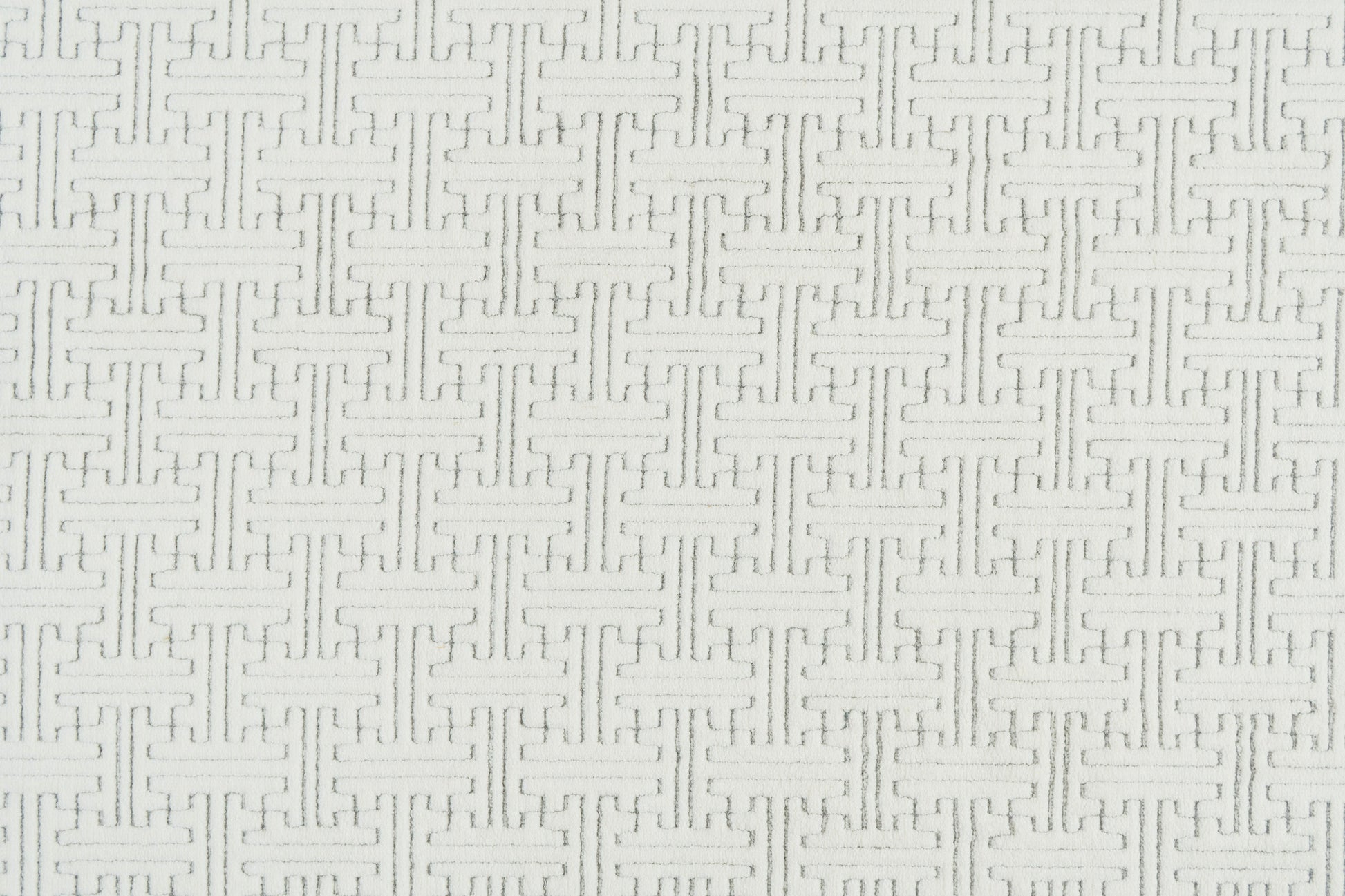 Boutique Modern Cream/Grey Geometric Medium Pile Rug