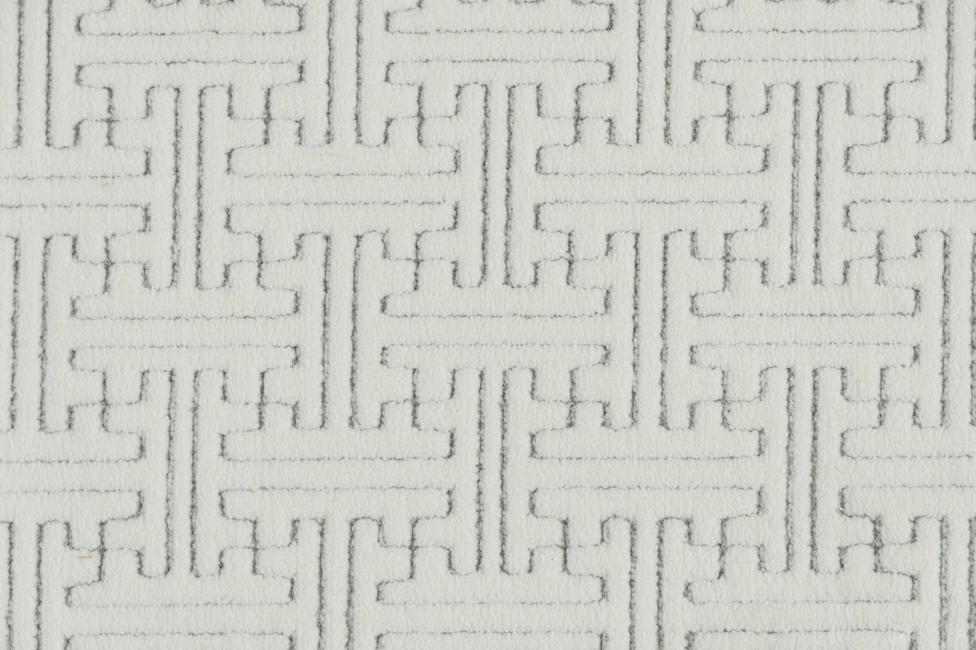 Boutique Modern Cream/Grey Geometric Medium Pile Rug