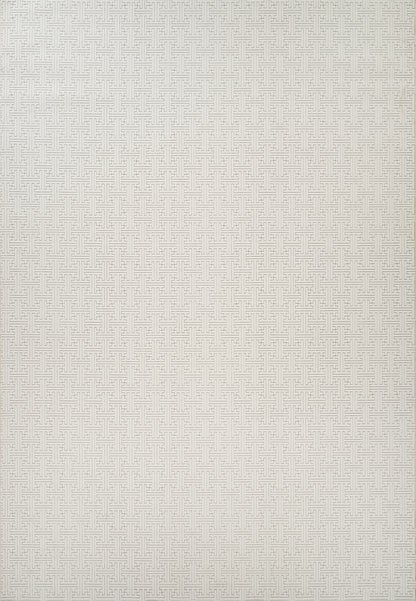 Boutique Modern Cream/Grey Geometric Medium Pile Rug