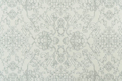 Boutique Traditional Grey/Cream Floral Medium Pile Rug