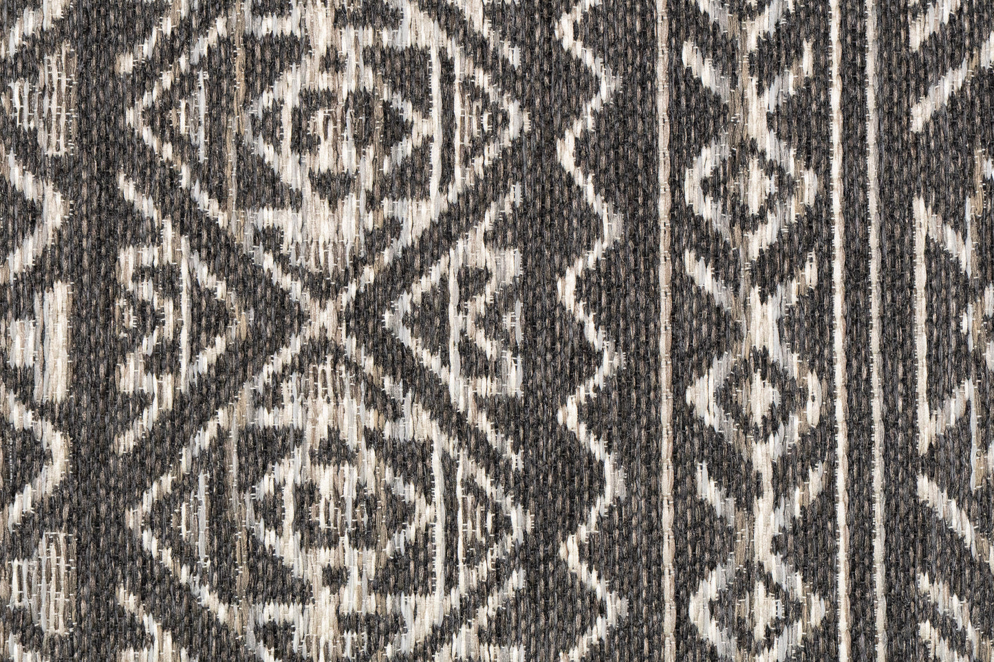 Brighton Contemporary Grey Modern No Pile Rug