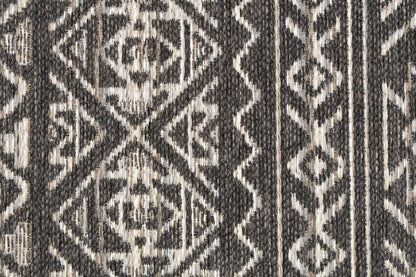 Brighton Contemporary Grey Modern No Pile Rug
