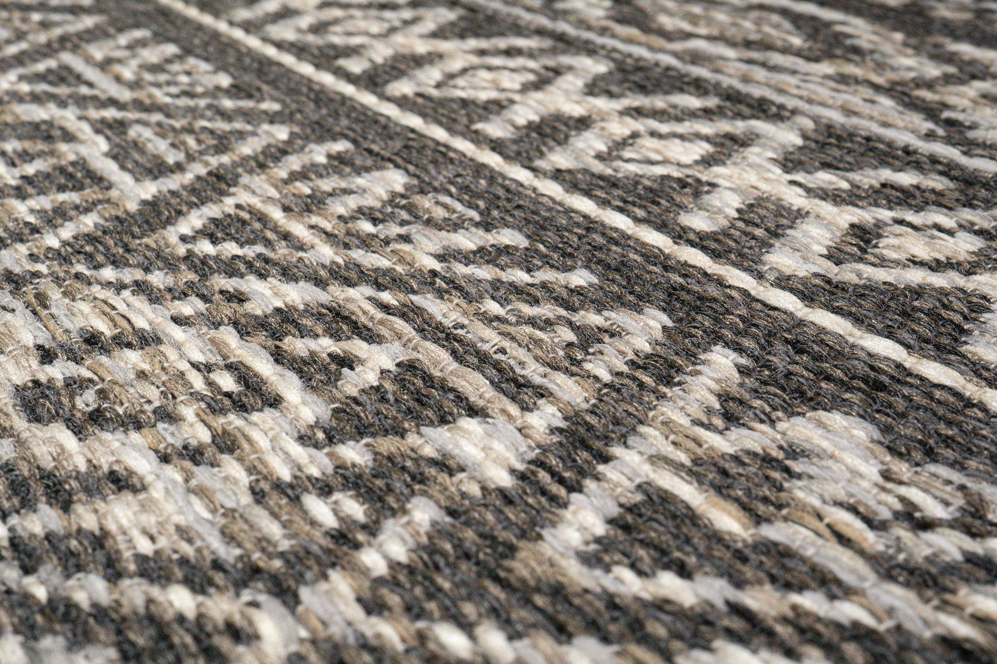 Brighton Contemporary Grey Modern No Pile Rug