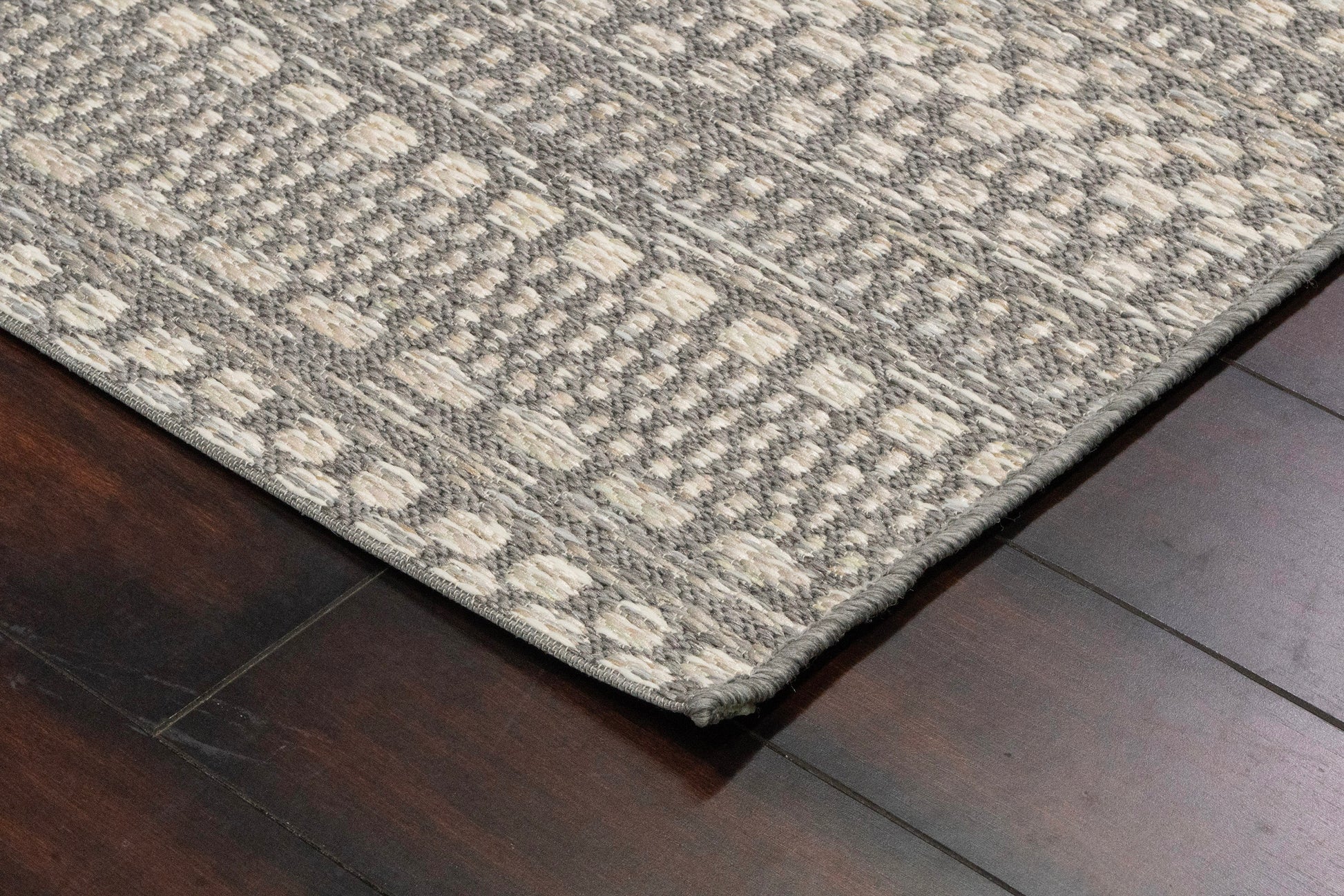 Brighton Contemporary Light Grey Modern No Pile Rug