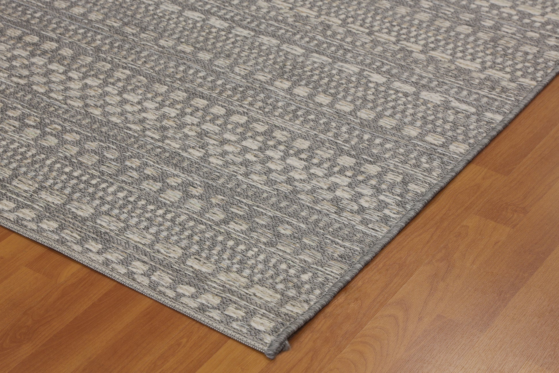 Brighton Contemporary Light Grey Modern No Pile Rug