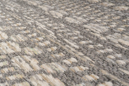 Brighton Contemporary Light Grey Modern No Pile Rug