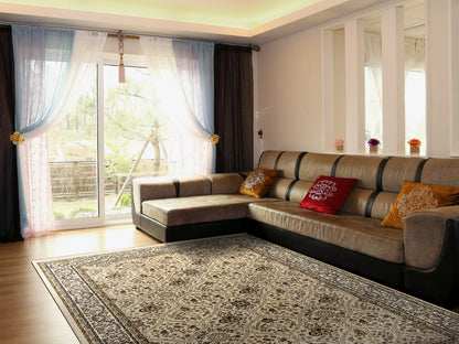 Brilliant Traditional Linen Classic Medium Pile Rug