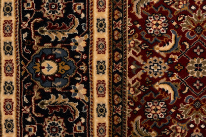 Brilliant Traditional Red Classic Medium Pile Rug