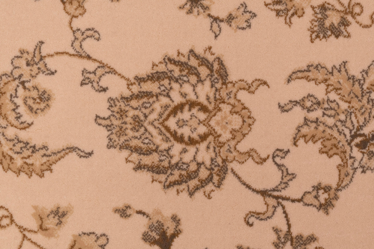 Brilliant Traditional Ivory Classic Medium Pile Rug