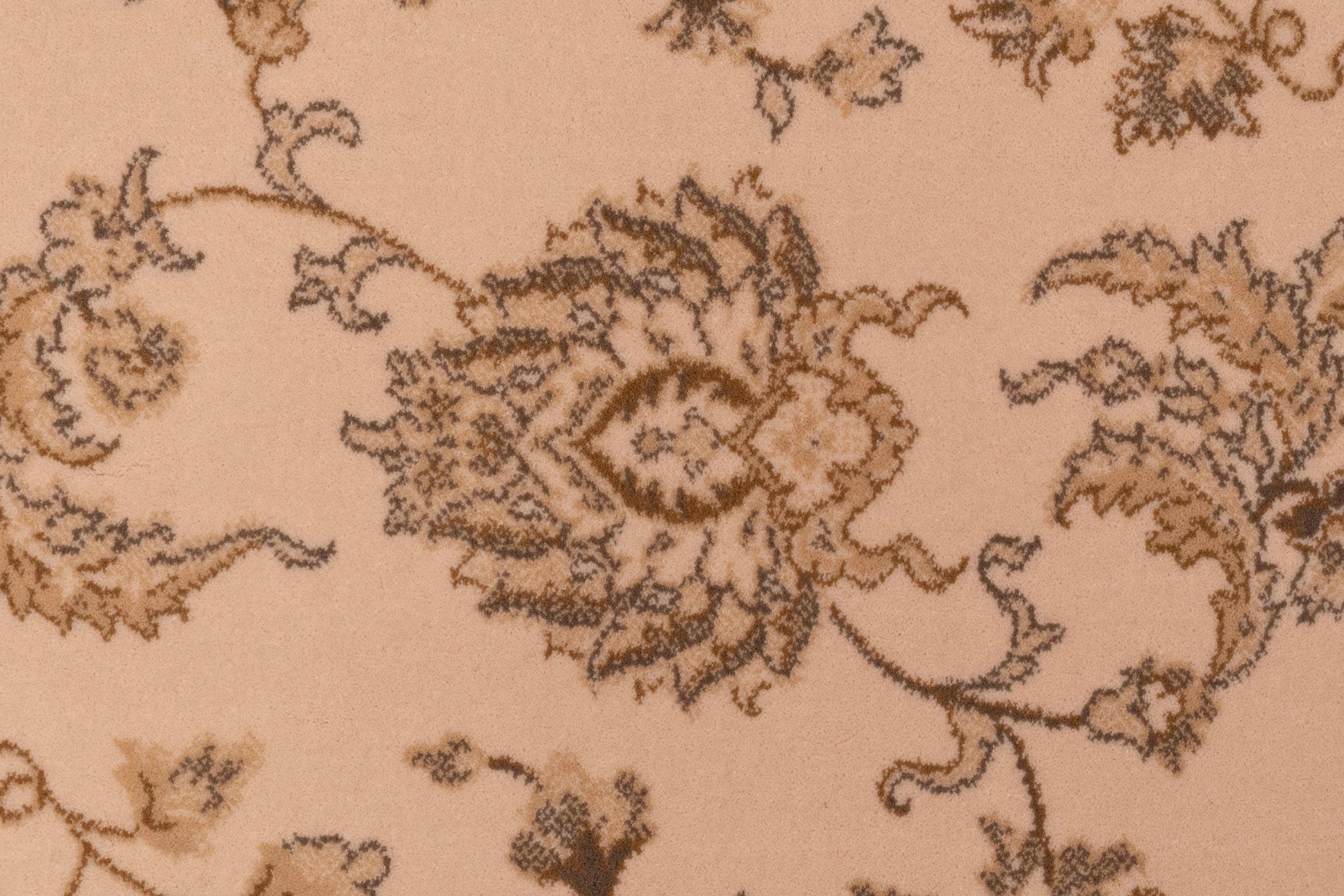Brilliant Traditional Ivory Classic Medium Pile Rug