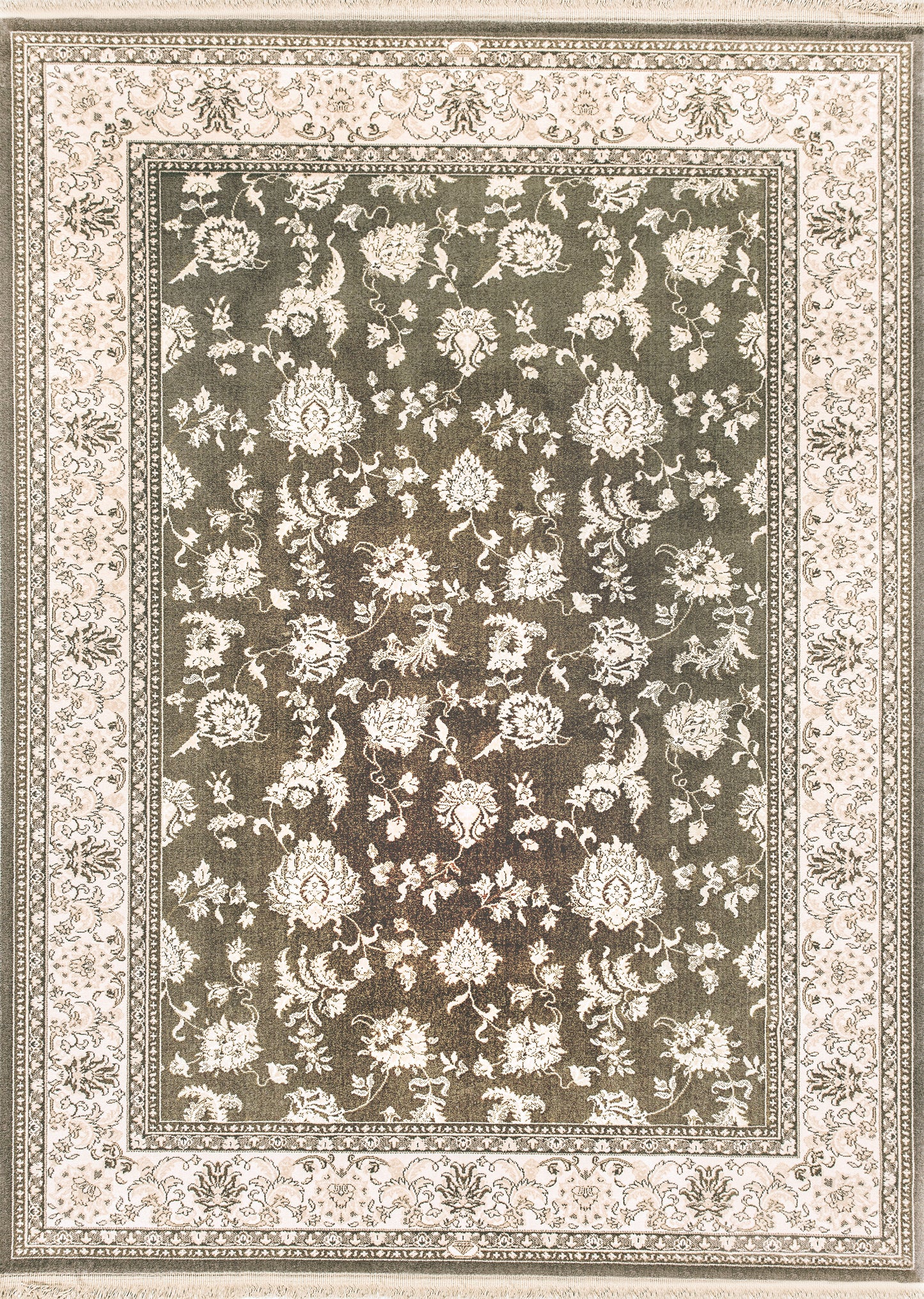 Brilliant Traditional Brown Classic Medium Pile Rug