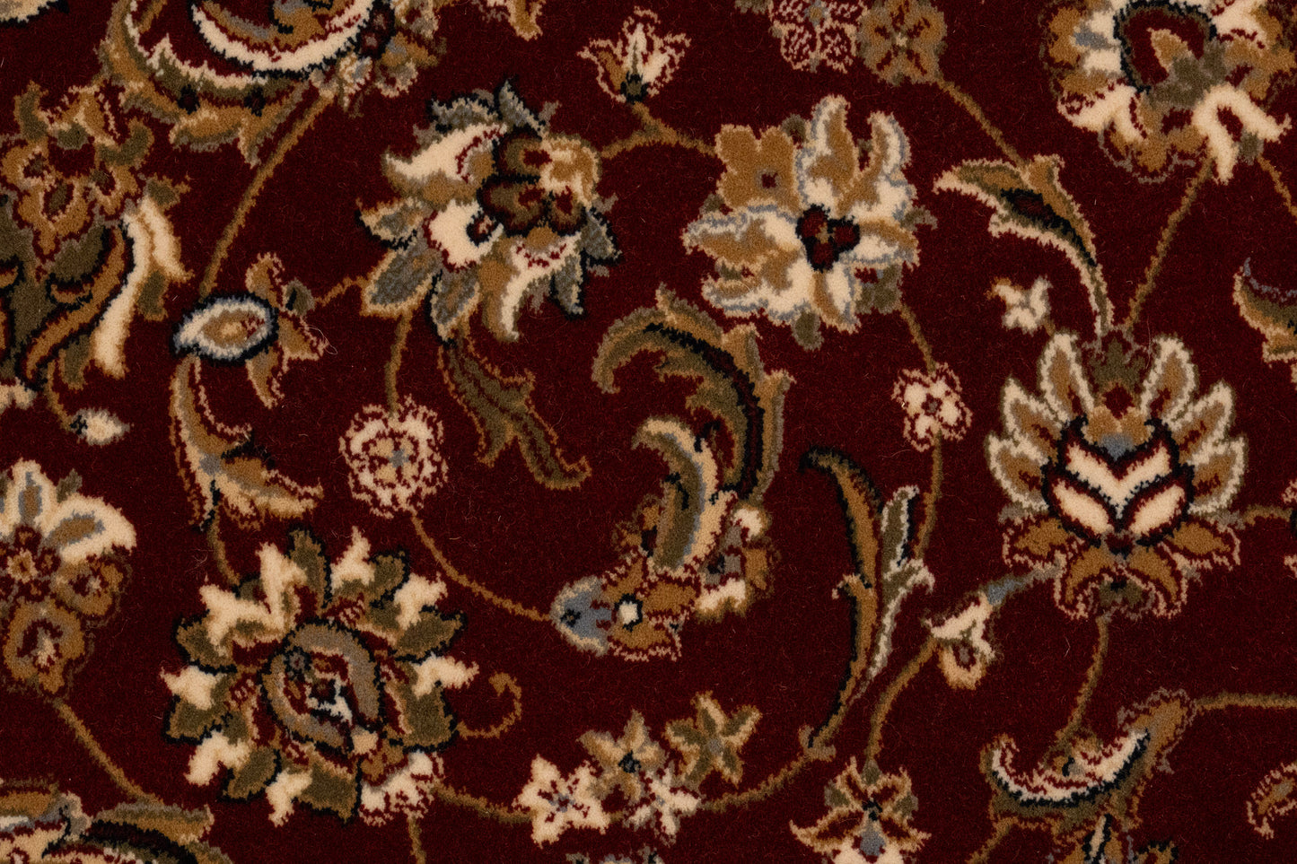 Brilliant Traditional Red Classic Medium Pile Rug