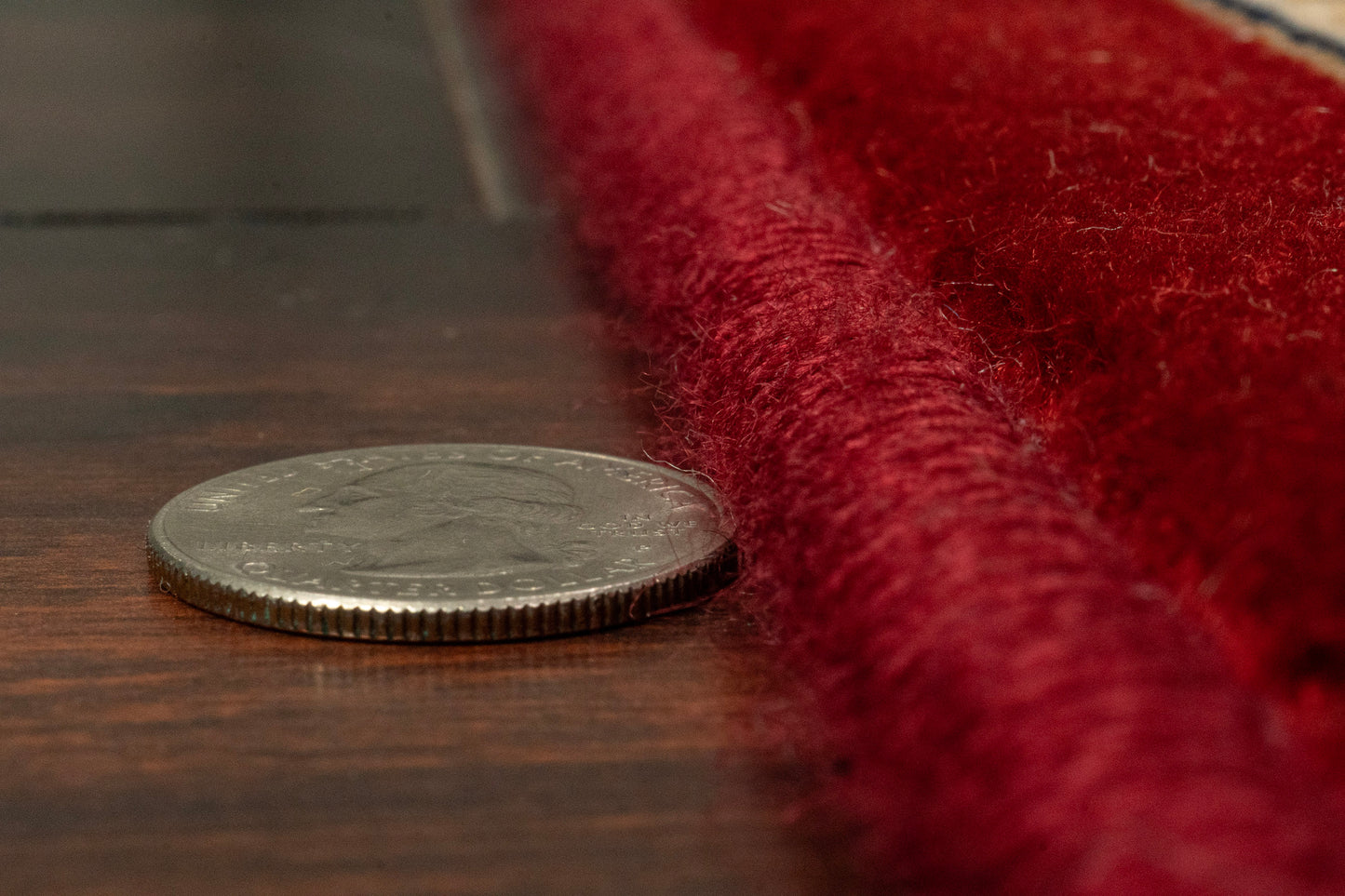 Brilliant Traditional Red Classic Medium Pile Rug