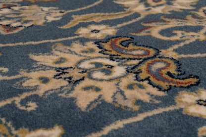 Brilliant Traditional Blue Classic Medium Pile Rug
