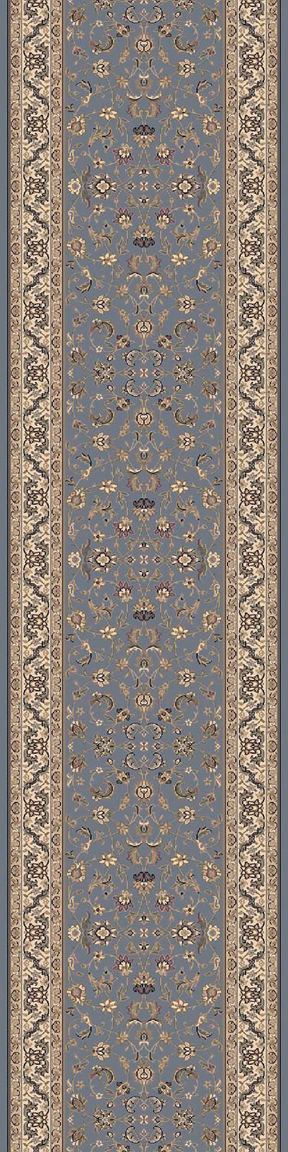 Brilliant Traditional Blue Classic Medium Pile Rug