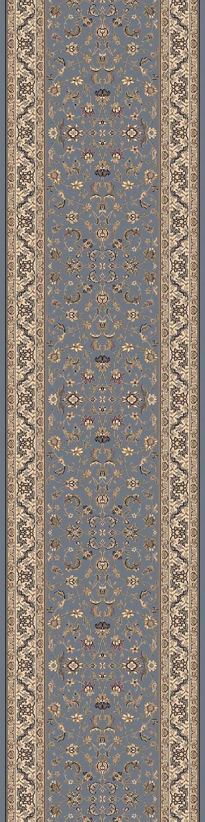 Brilliant Traditional Blue Classic Medium Pile Rug