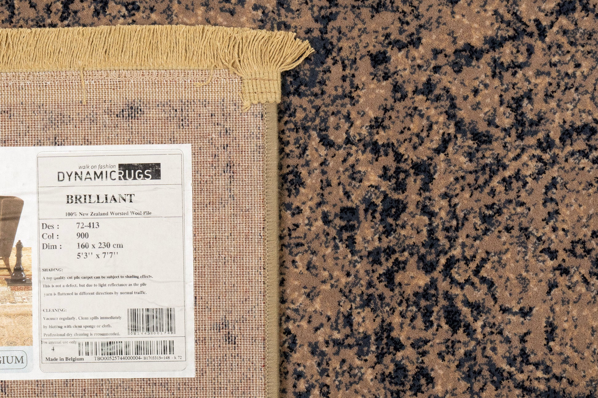 Brilliant Traditional Blue Distressed Medium Pile Rug
