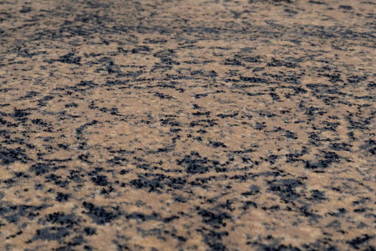 Brilliant Traditional Blue Distressed Medium Pile Rug