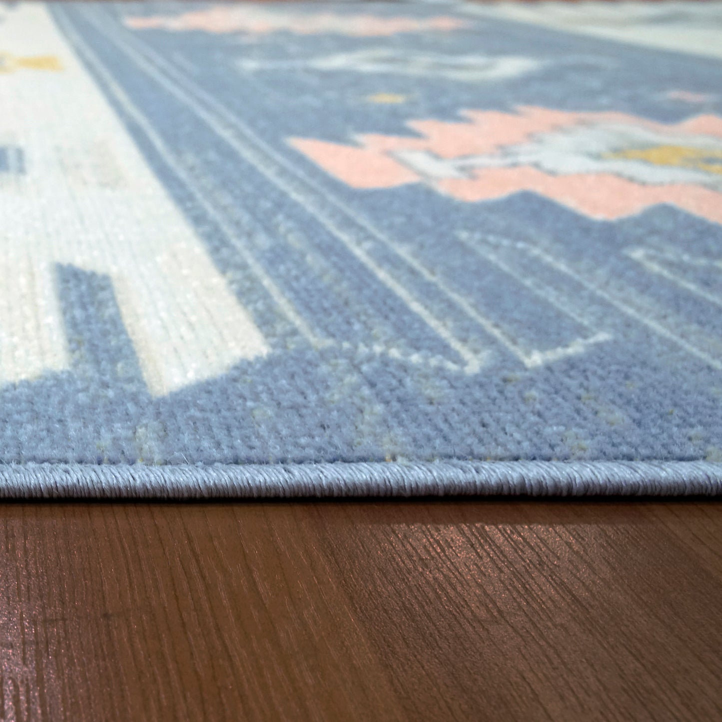 Bristol Contemporary Multi Bohemian Low Pile Rug