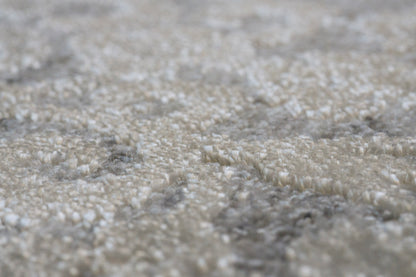 Canyon Traditional Grey/Cream Floral Medium Pile Rug