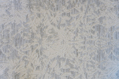 Canyon Modern Grey/Cream Floral Medium Pile Rug
