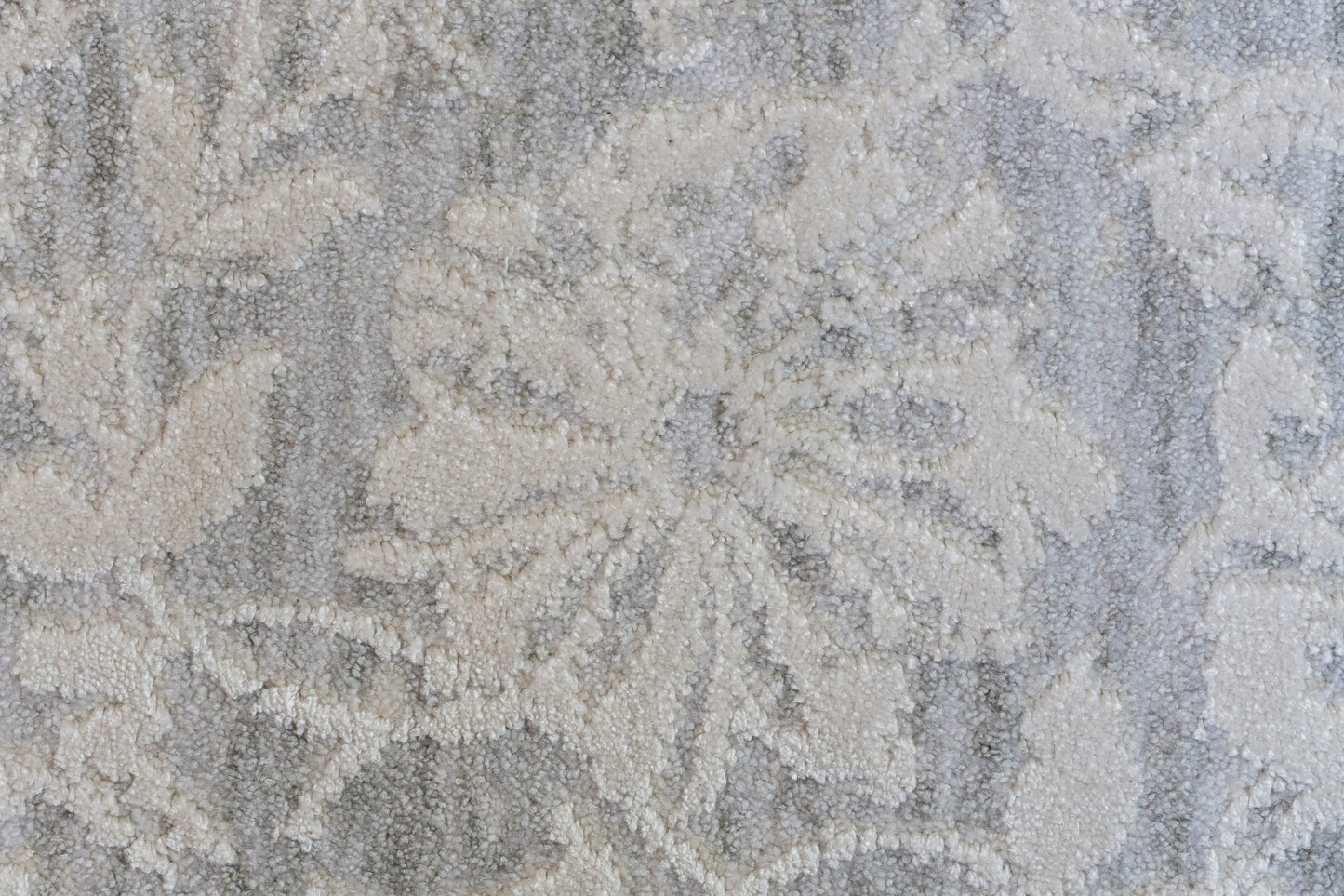 Canyon Modern Grey/Cream Floral Medium Pile Rug