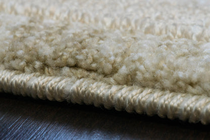 Canyon Traditional Beige/Light Beige Floral Medium Pile Rug