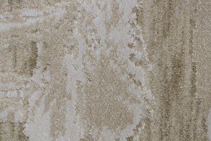 Canyon Modern Beige/Light Beige Floral Medium Pile Rug