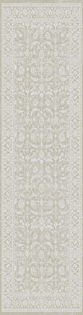 Canyon Traditional Beige/Light Beige/Cream Floral Medium Pile Rug