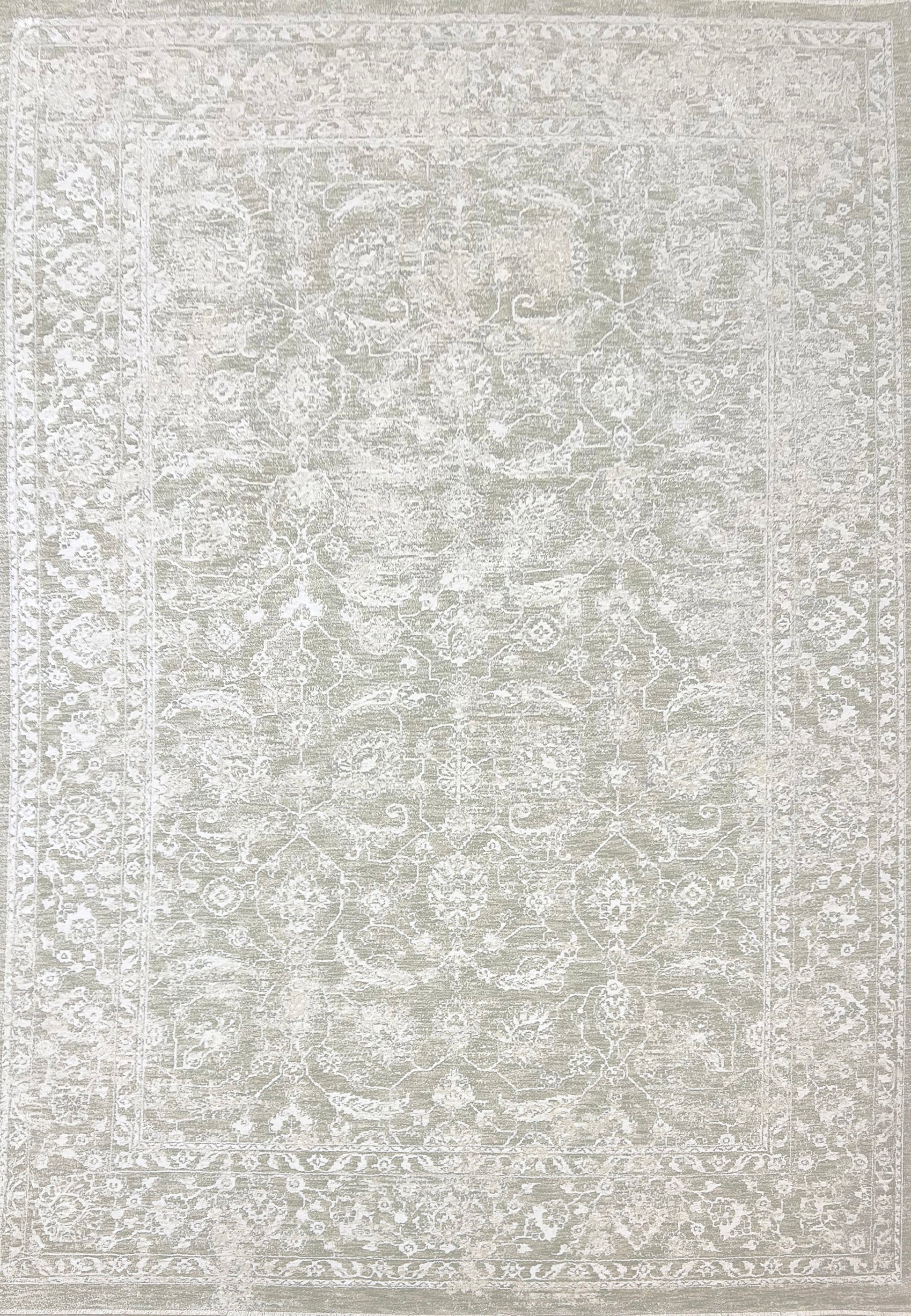 Canyon Traditional Beige/Light Beige/Cream Floral Medium Pile Rug