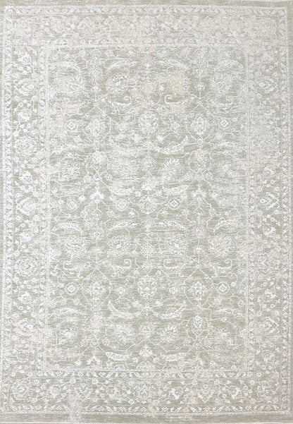 Canyon Traditional Beige/Light Beige/Cream Floral Medium Pile Rug