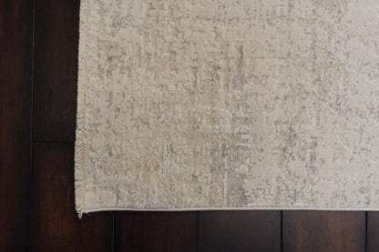 Canyon Modern Grey/Cream/Beige Abstract Medium Pile Rug