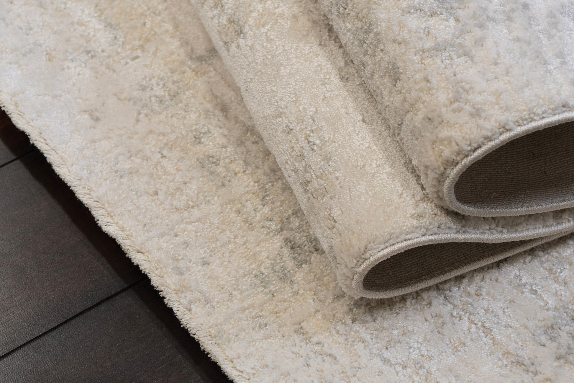 Canyon Modern Grey/Cream/Beige Abstract Medium Pile Rug