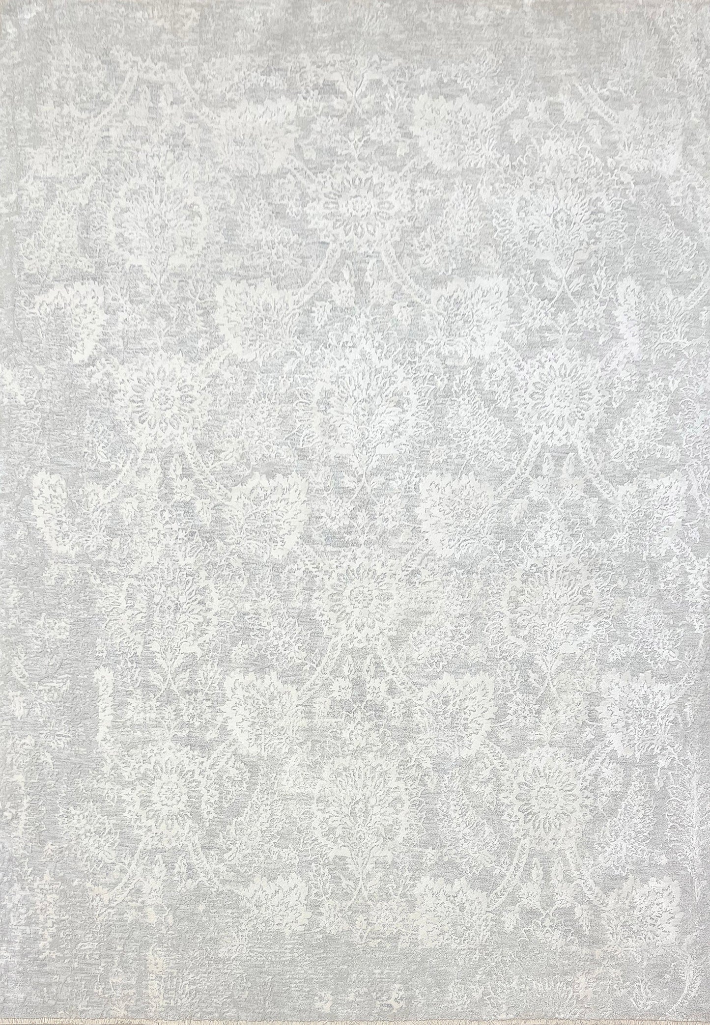 Canyon Transitional Grey/Cream Floral Medium Pile Rug