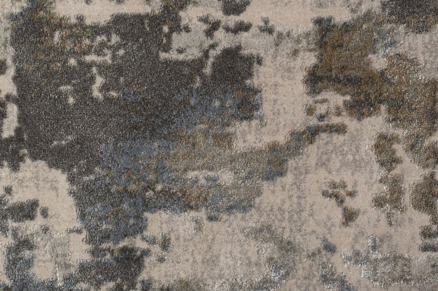 Castilla Modern Cream/Grey Distressed Medium Pile Rug