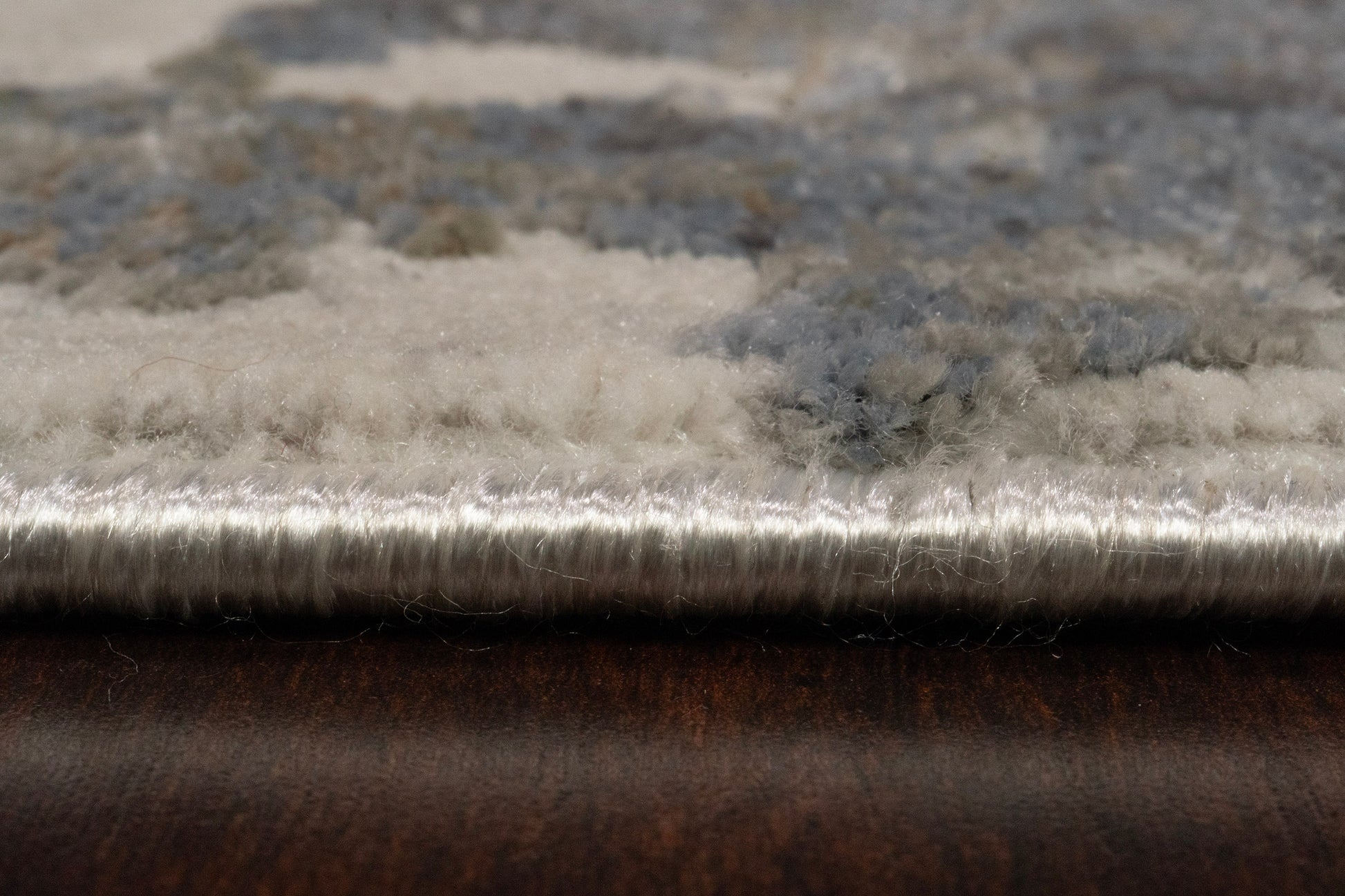 Castilla Modern Cream/Grey Distressed Medium Pile Rug