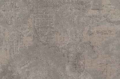 Castilla Modern Cream/Silver Distressed Medium Pile Rug