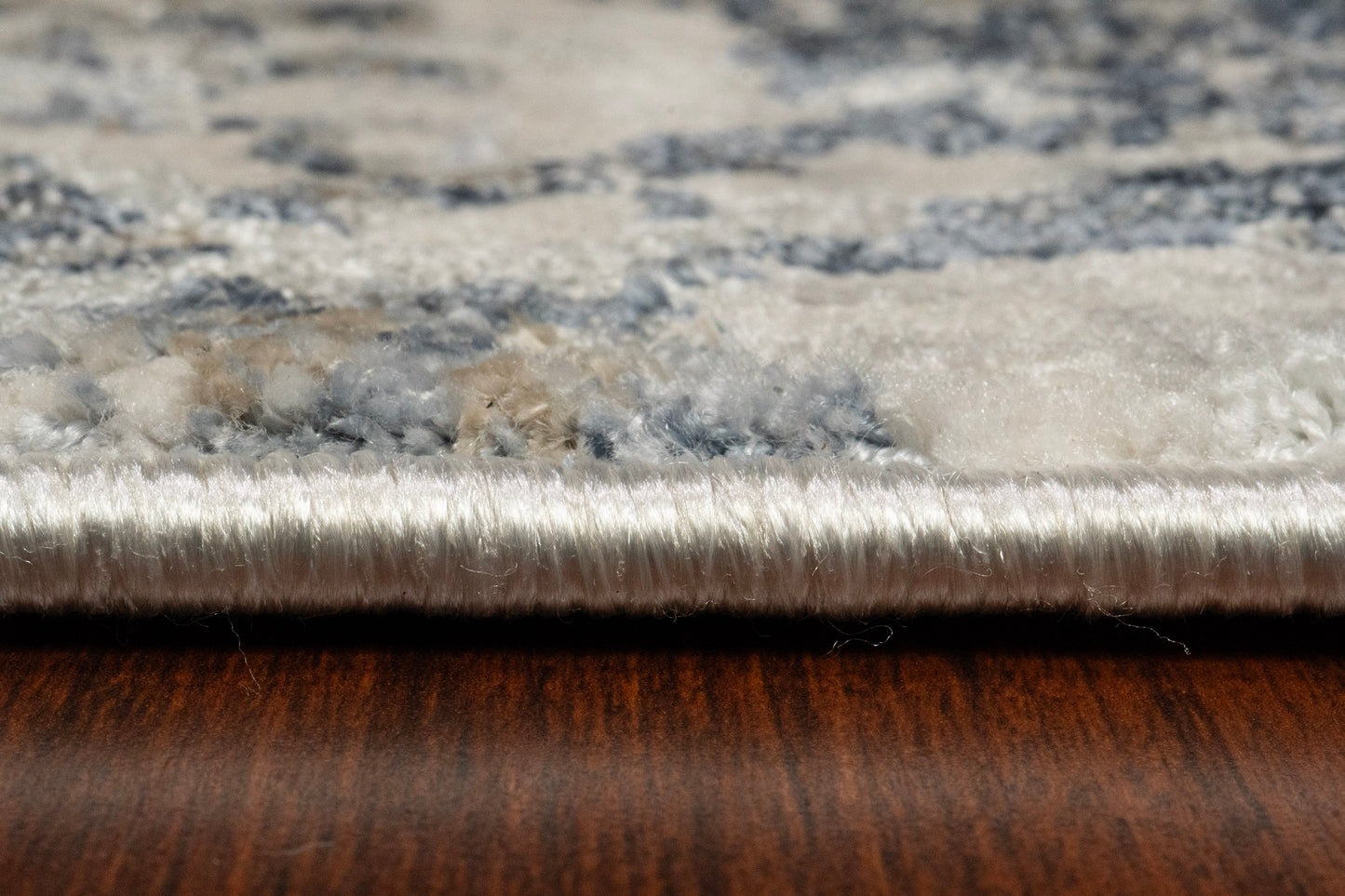 Castilla Modern Cream/Grey Distressed Medium Pile Rug