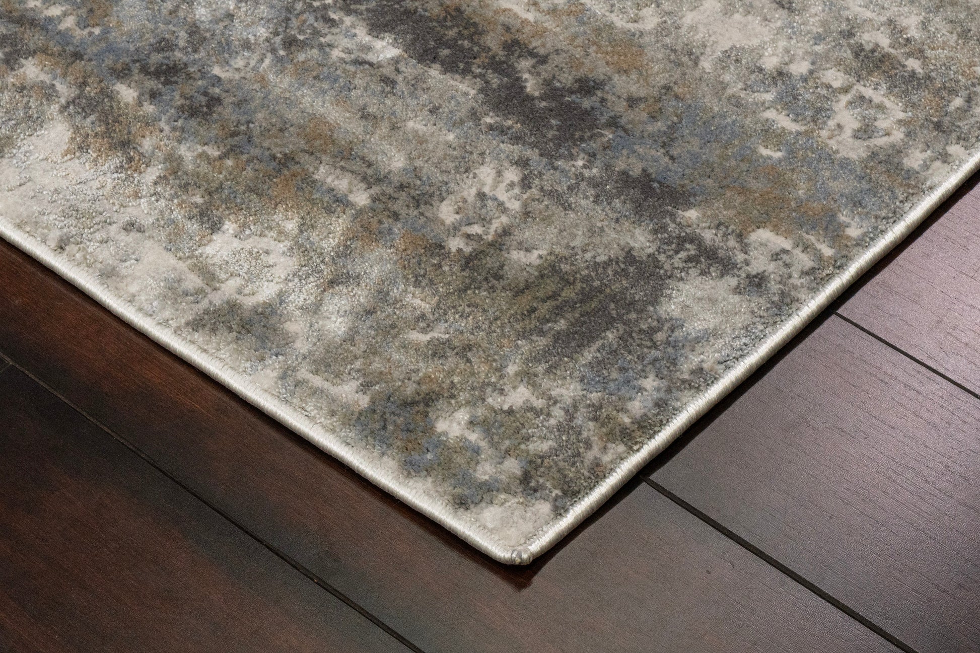Castilla Modern Cream/Grey Distressed Medium Pile Rug