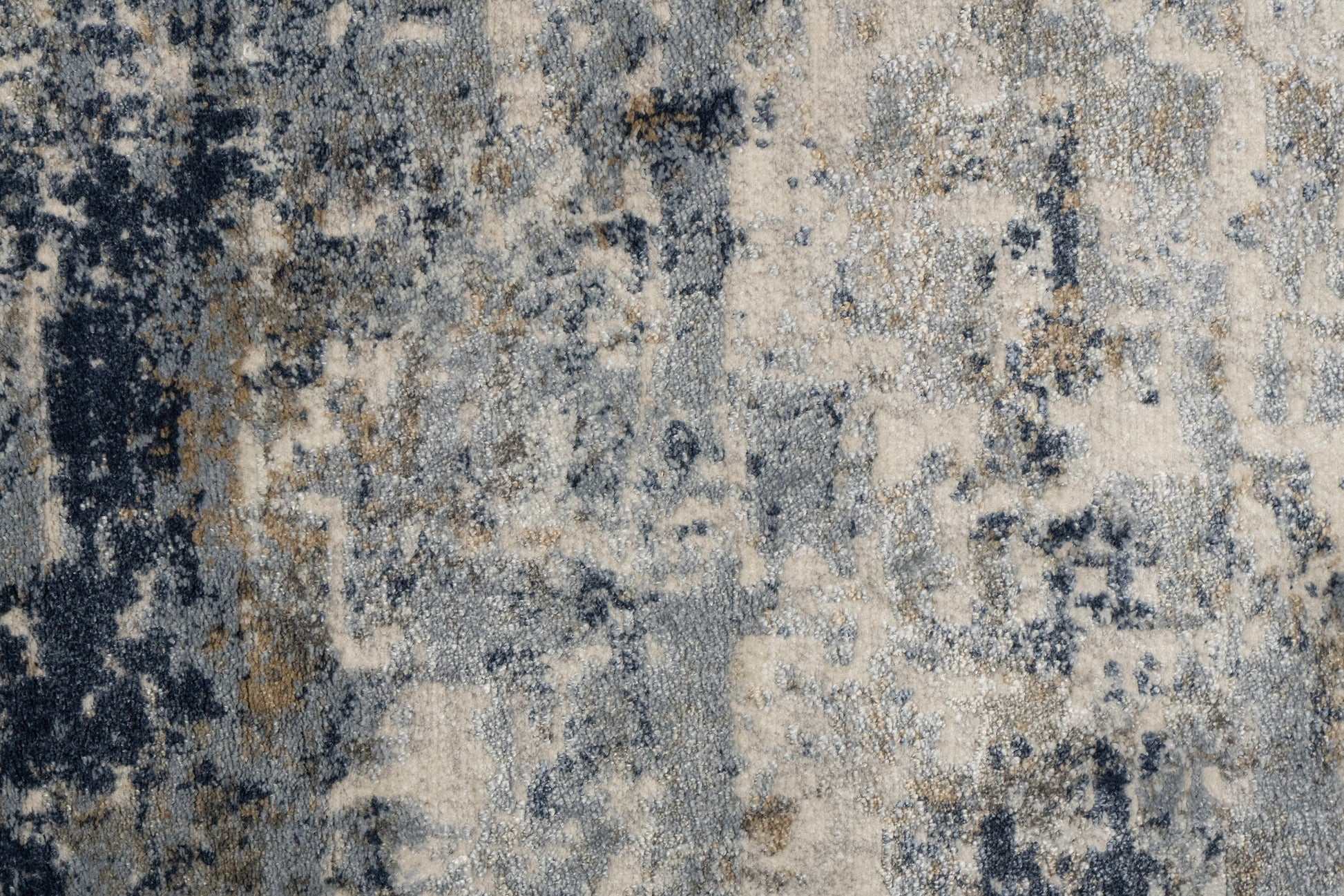 Castilla Modern Grey/Blue Distressed Medium Pile Rug