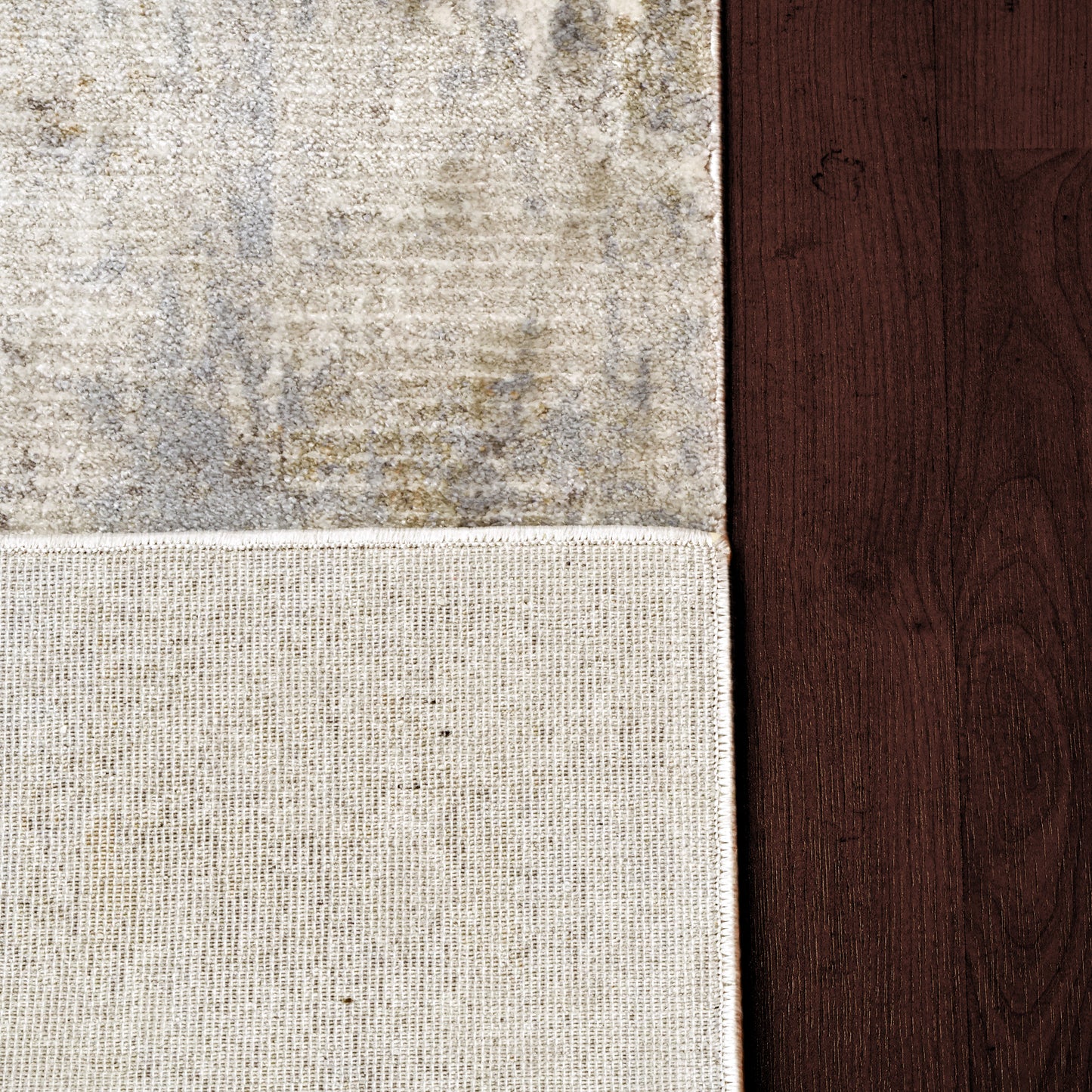 Castilla Modern Cream/Grey Distressed Medium Pile Rug