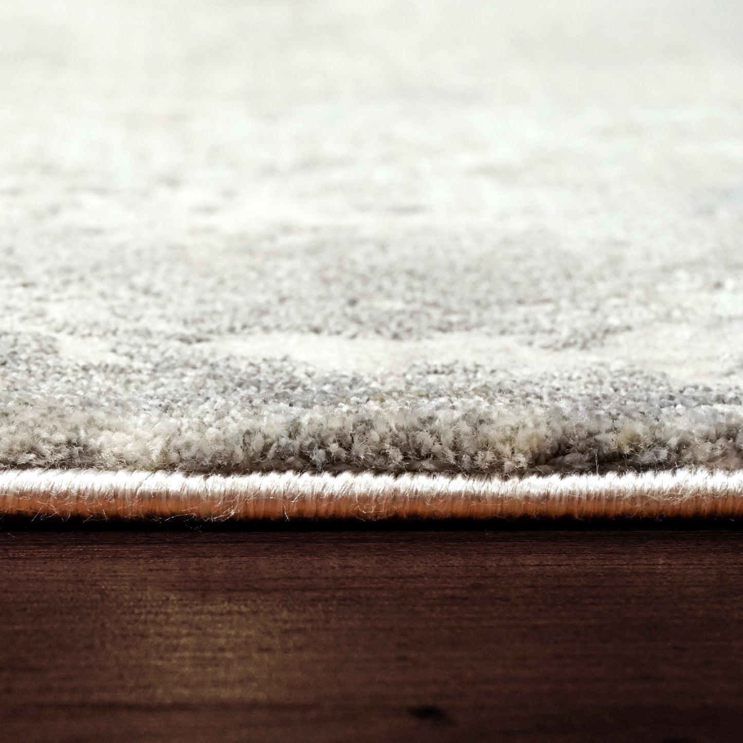 Castilla Modern Cream/Grey Distressed Medium Pile Rug