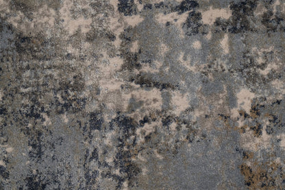 Castilla Modern Cream/Grey Distressed Medium Pile Rug