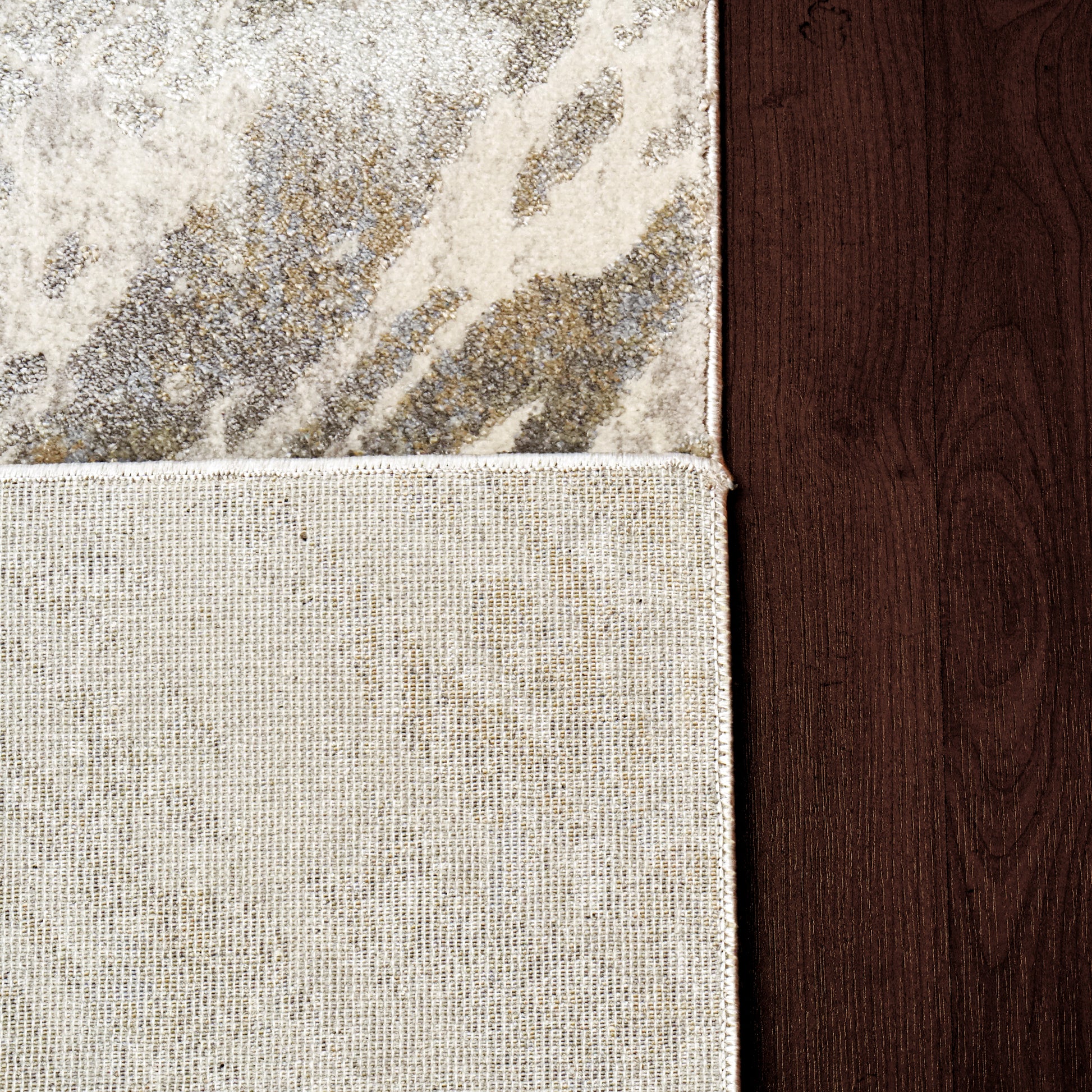Castilla Modern Cream/Grey Distressed Medium Pile Rug