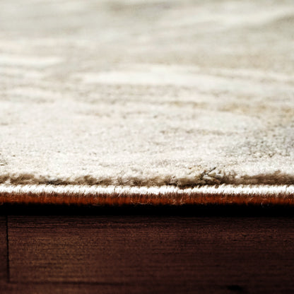 Castilla Modern Cream/Grey Distressed Medium Pile Rug