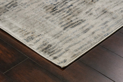 Castilla Modern Grey/Multi Distressed Medium Pile Rug